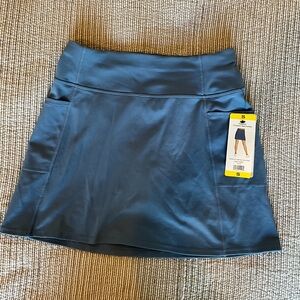 Blue Sketchers Athletic Tennis Skirt